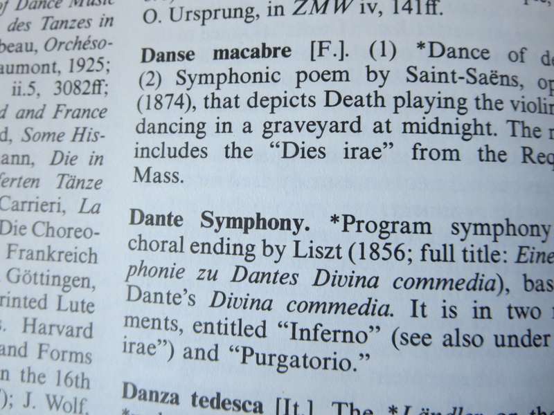 HARVARD DICTIONARY OF MUSIC  by Willi Apel  Second Edition, Revised and Enlarged
