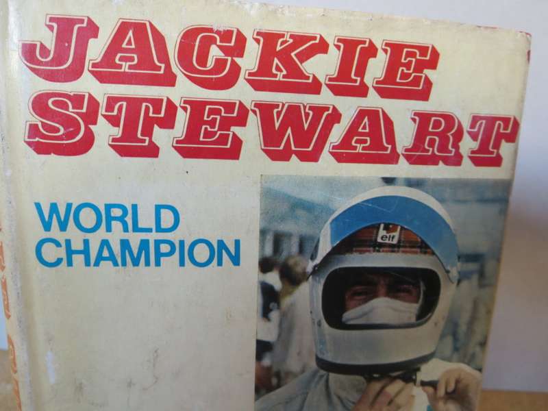 WORLD CHAMPION  by Jackie Stewart and Eric Dymock (Racing-driver, Grand Prix races)