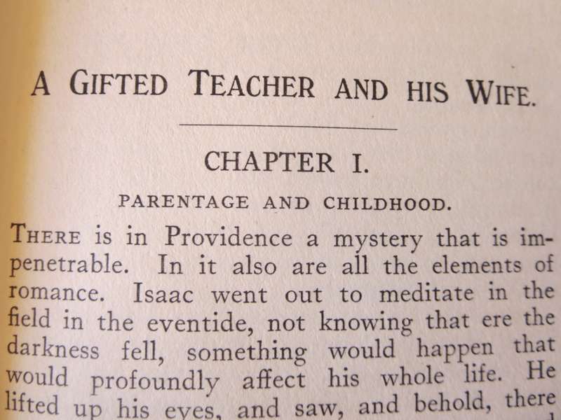 A GIFTED TEACHER AND HIS WIFE by John Mitchell (Founder Wellington Training College) (P)
