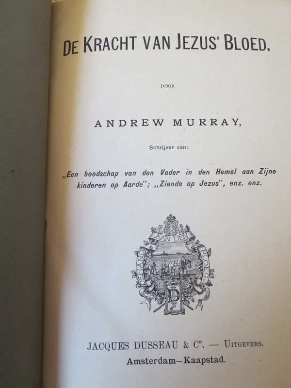 DE KRACHT VAN JEZUS` BLOED door Andrew Murray (P)