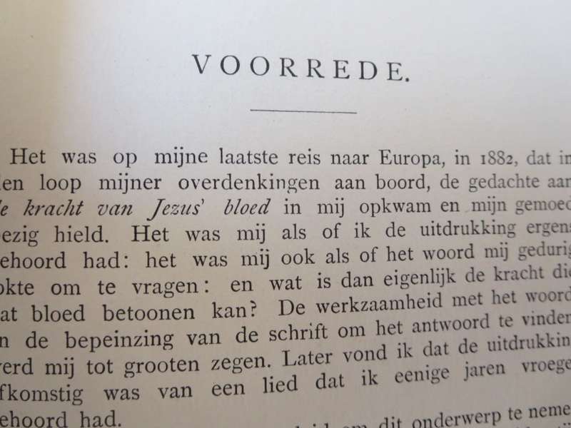 DE KRACHT VAN JEZUS` BLOED door Andrew Murray (P)