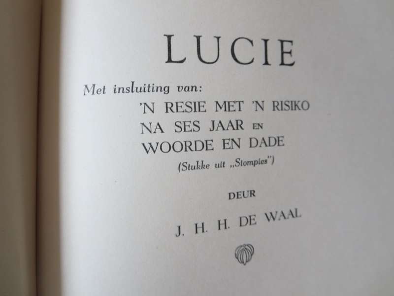 VERSAMELDE WERKE. J.H.H. de Waal. (Agt Volumes). (P)
