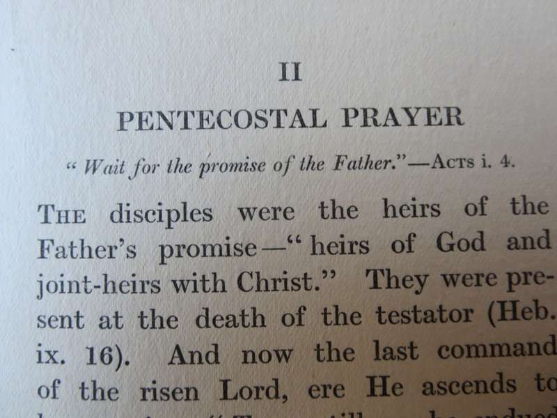 BACK TO PENTECOST. Andrew Murray. (P)