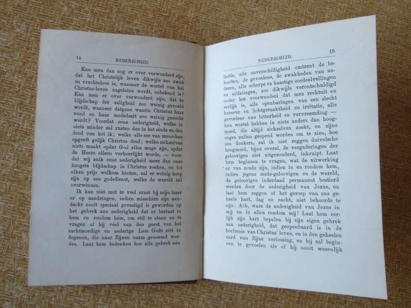 NEDERIGHEID. Het sieraad der Heiligheid door Andrew Murray. (P)