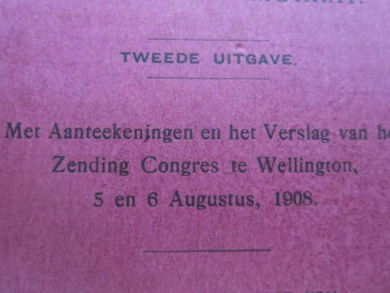 VOORWAARTS! Eene Zendingpreek door Ds. Andrew Murray. (Gehouden op Pinkster Zondag 7 Jun 1908) (P)