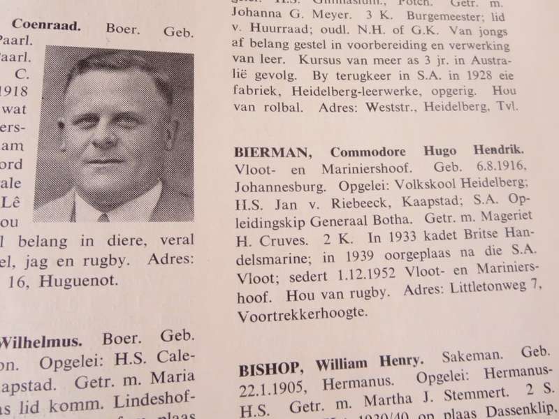 DIE AFRIKANER-FAMILIENAAMBOEK EN PERSONALIA  Saamgestel deur J. H. Redelinghuys