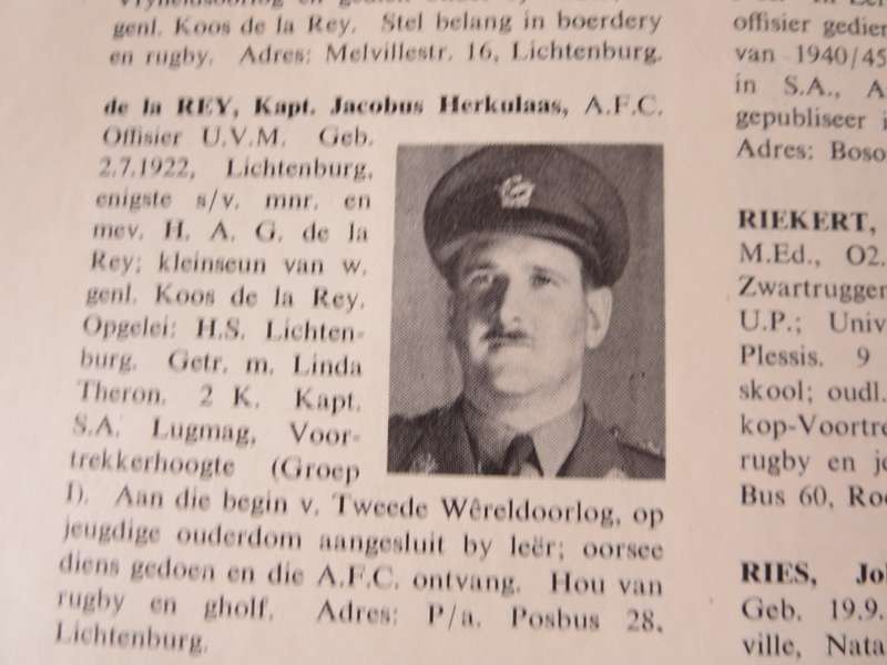 DIE AFRIKANER-FAMILIENAAMBOEK EN PERSONALIA  Saamgestel deur J. H. Redelinghuys