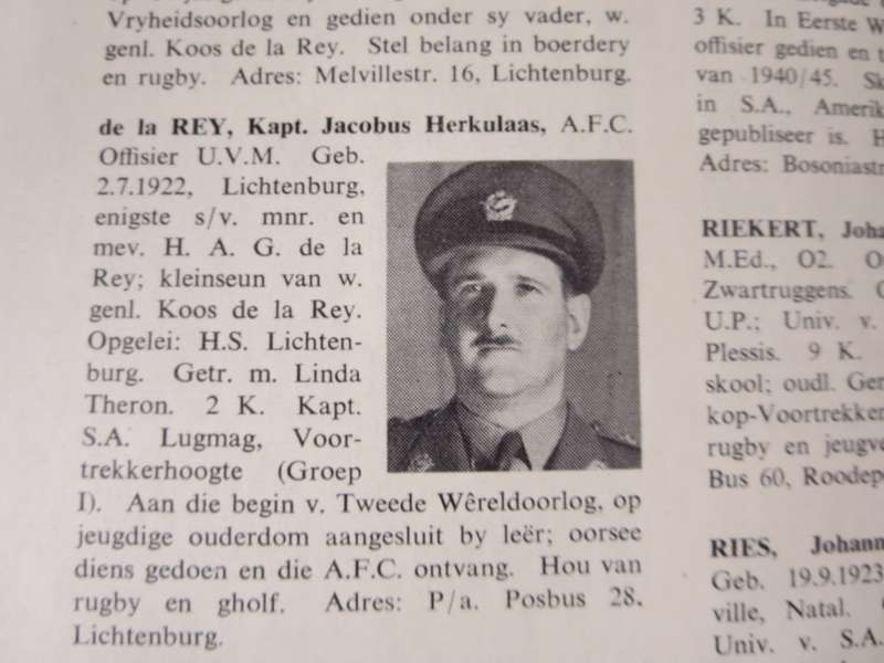 DIE AFRIKANER-FAMILIENAAMBOEK EN PERSONALIA  Saamgestel deur J. H. Redelinghuys