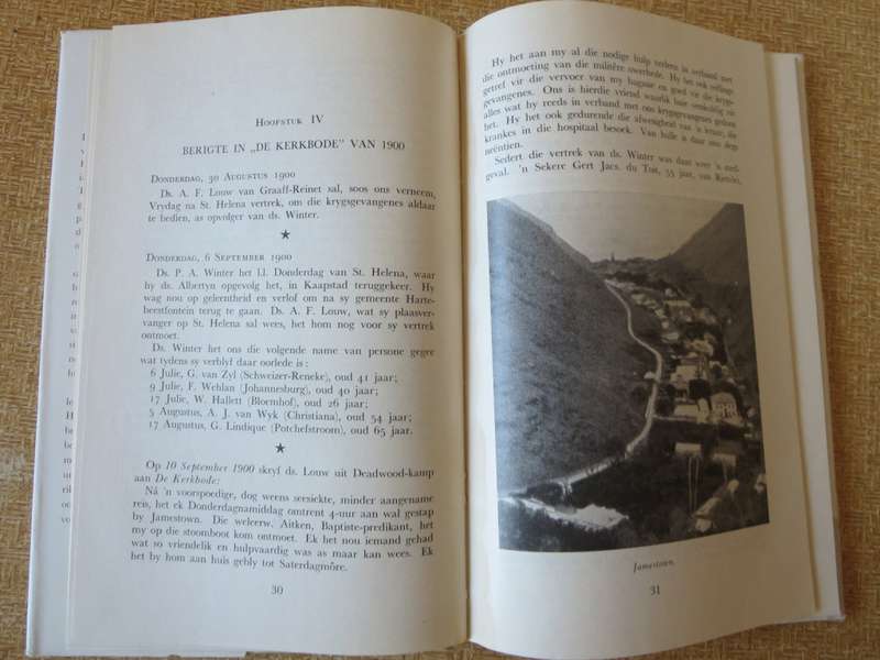 DS. A.F. LOUW OP ST. HELENA. Briewe en belewenisse. Saamgestel deur Ds. Johan Louw.  (P)