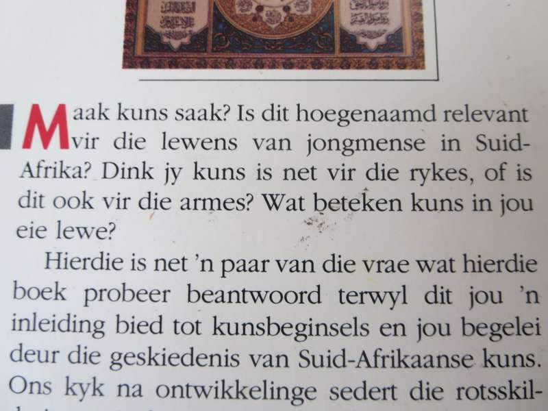 KUNS IN PROFIEL 1  deur Merle Huntley  Vertaling uit Engels deur Isabel Cilliers en Laura Milton
