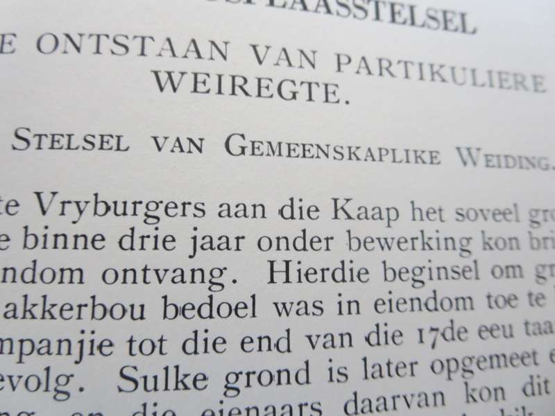 ONS GESKIEDENIS-SERIE. Die Trekboer in die Geskiedenis van die Kaapkolonie: P.J. van der Merwe   (P)