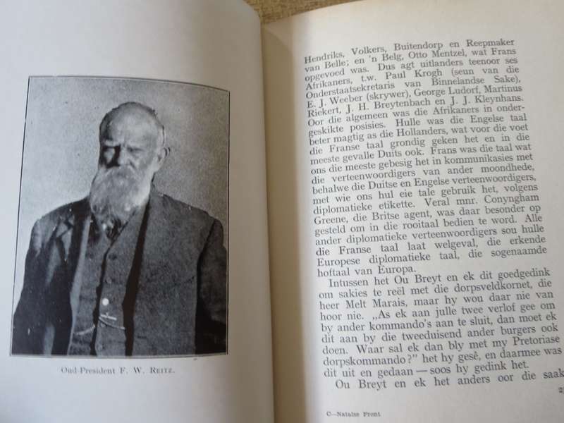 ONS GESKIEDENIS-SERIE. Op die Natalse Front deur E.J. Weeber. (Anglo-Boereoorlog)   (P)