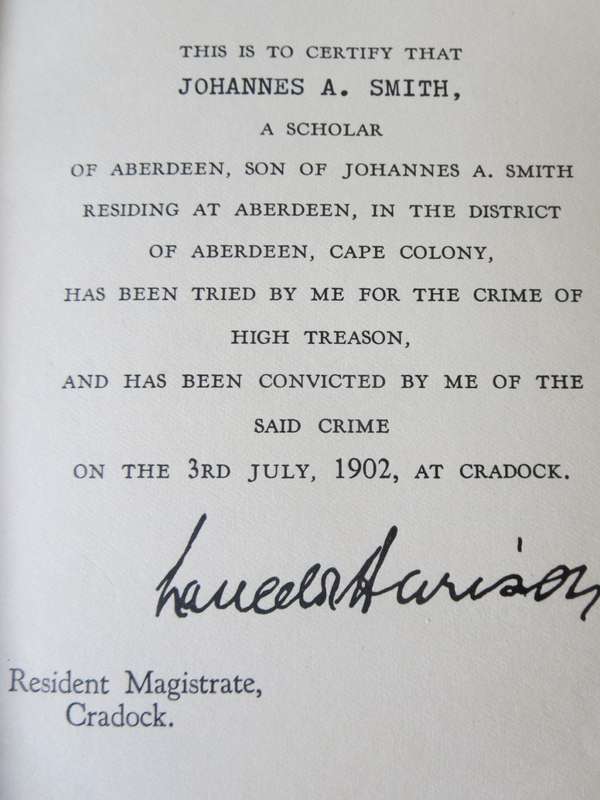 EK REBELLEER deur J.A. Smith. (Anglo-Boereoorlog)  (P)