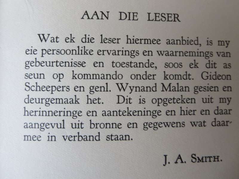 EK REBELLEER deur J.A. Smith. (Anglo-Boereoorlog)  (P)