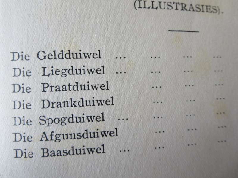 SEWE DUIWELS EN WAT HULLE GEDOEN HET deur Ou Oom Jan.  (P)