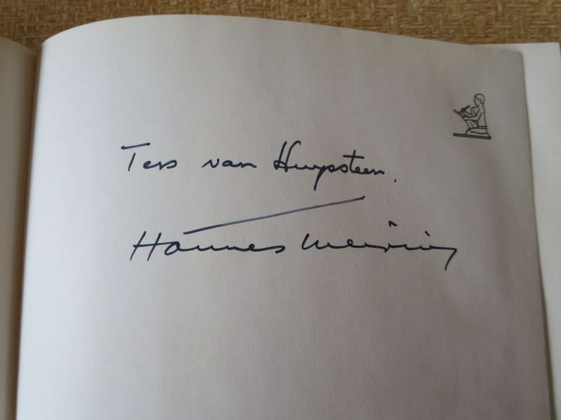 TERS VAN HUYSSTEEN. HUGENOTELAND met tekeninge deur Hannes Meiring. Geteken.  (P)