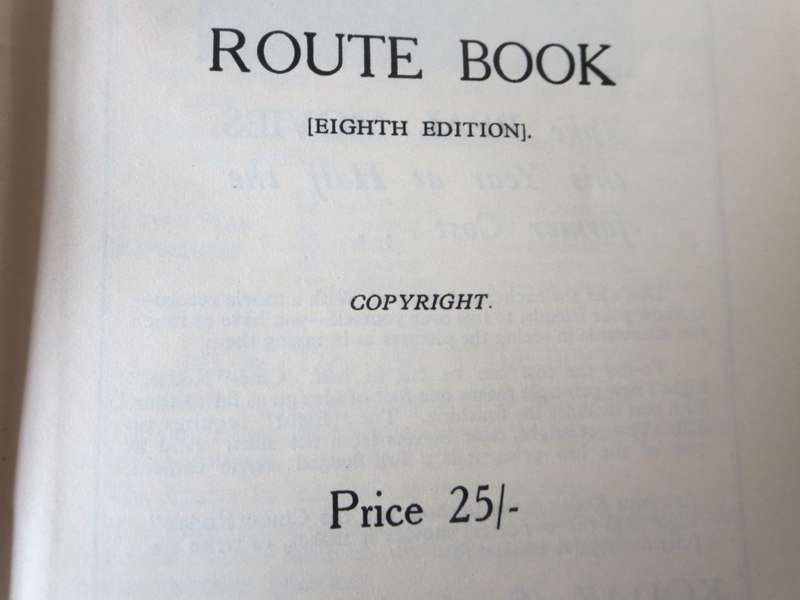 ROYAL AUTOMOBILE CLUB OF SOUTH AFRICA.  Route book 1936. Eighth edition.  (P)