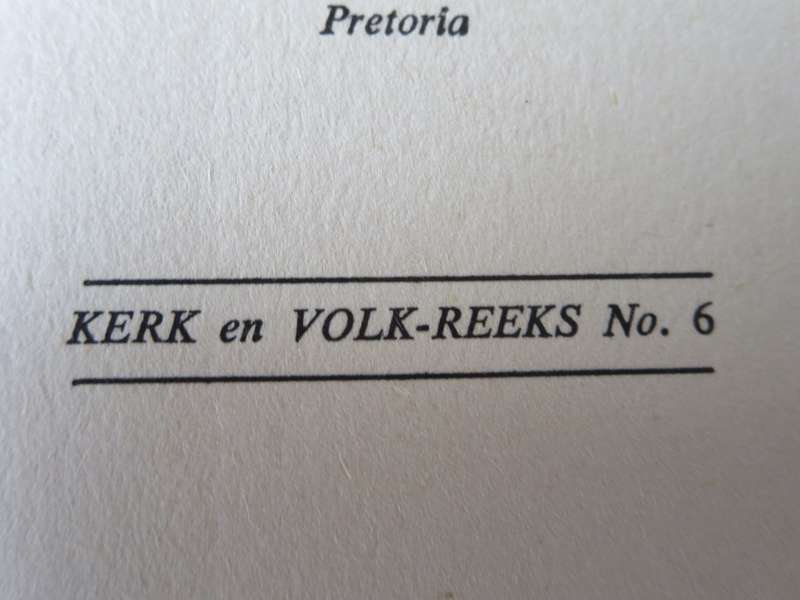 DIE TWEE VOLKSPILARE deur Dr. J.R. Albertyn. (Kerk en Volk-Reeks No.6)   (P)
