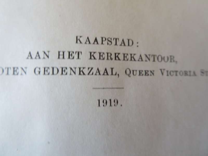 WETTEN EN BEPALINGEN voor het Bestuur van de Nederduitsche  Gereformeerde Kerk in Zuid-Afrika.   (P)