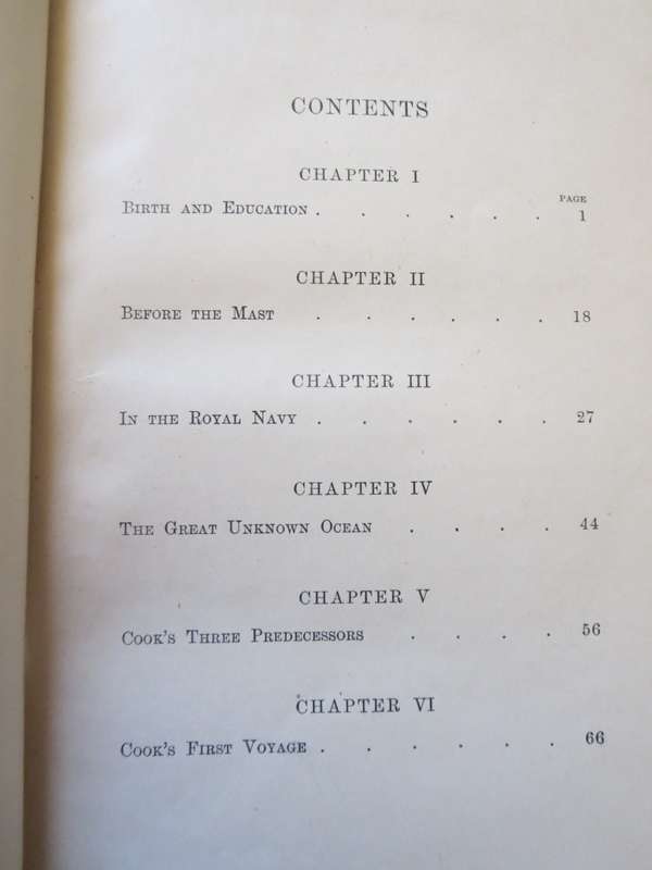 CAPTAIN COOK by Walter Besant (English Men of Action)   (P)