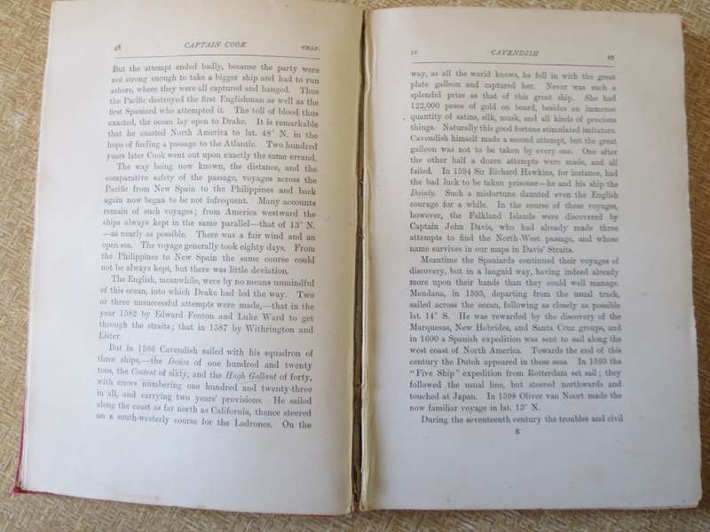 CAPTAIN COOK by Walter Besant (English Men of Action)   (P)