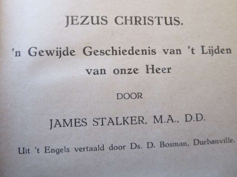 `T VERHOOR EN DE TERECHTSTELLING van Jezus Christus door James Stalker.   (P)