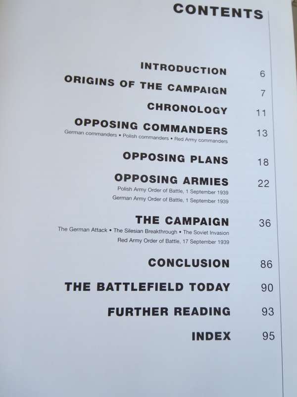 BATTLES OF WORLD WAR II  POLAND 1939. Germanys `lightning strike` Book 1