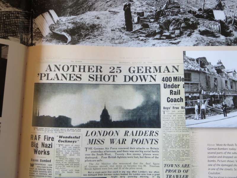THE BLITZ ON BRITAIN. Day by Day - The headlines as they were made. Maureen Hill & James Alexander.