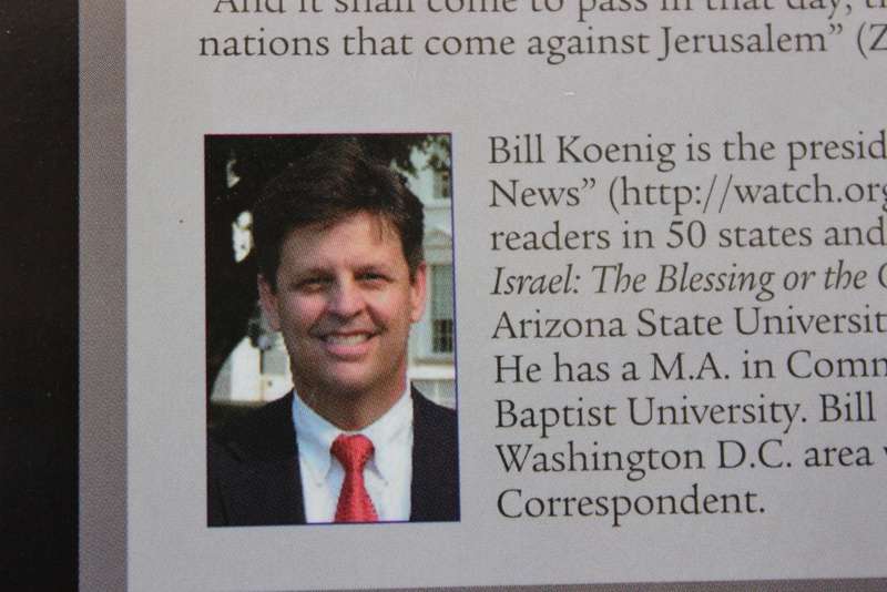 EYE TO EYE. William Koenig. (Facing the consequences of dividing Israel)