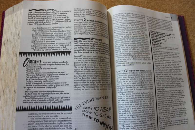 LIFE APPLICATION BIBLE FOR STUDENTS.