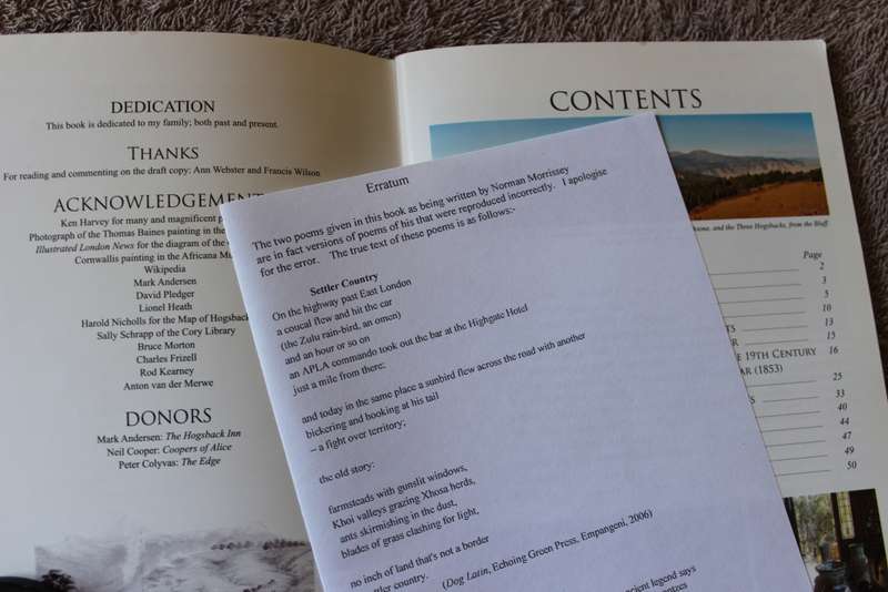 THE STORY OF HOGSBACK. Written by Trevor Webster.