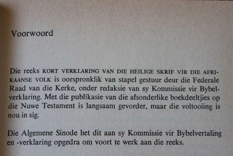 DIE EERSTE BRIEF AAN DIE KORINTIËRS verklaar deur Dr. E.P. Groenewald.