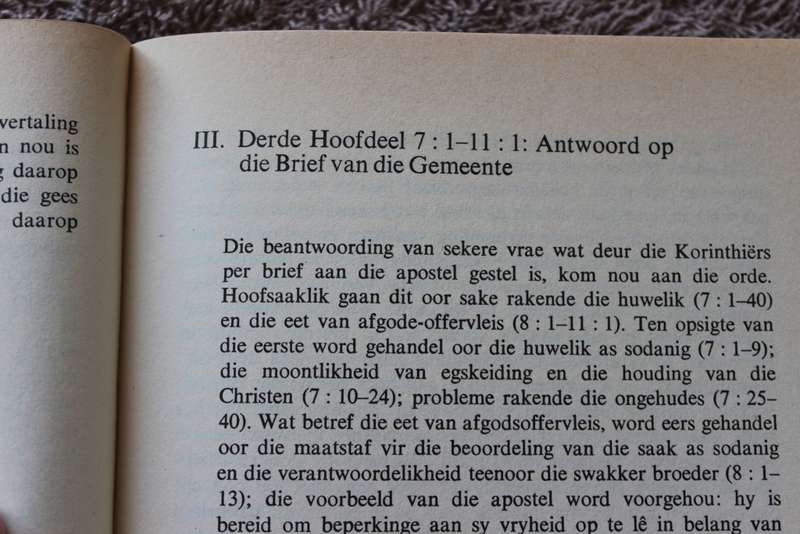 DIE EERSTE BRIEF AAN DIE KORINTIËRS verklaar deur Dr. E.P. Groenewald.