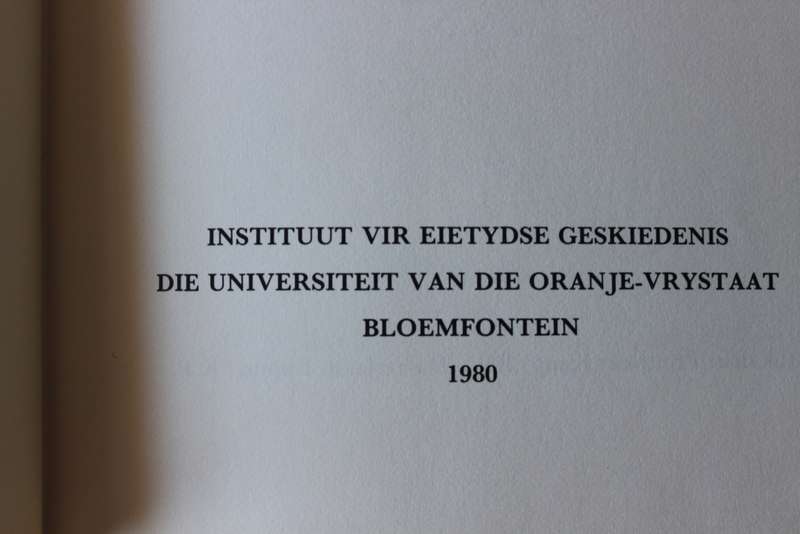DIE NASIONALE PARTY. Deel 1 tot 4. Eietydse Geskiedenis. Universiteit van Oranje-Vrystaat.