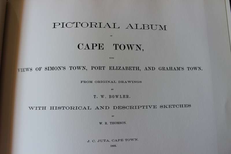 PICTORIAL ALBUM OF CAPE TOWN. T.W. Bowler.