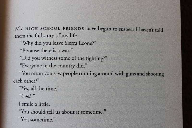 A LONG WAY GONE. Memoirs of a boy soldier. Ishmael Beah.