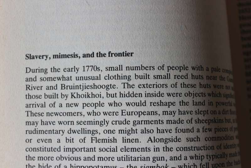 THE MAKING OF THE COLONIAL ORDER. Clifton C. Crais.