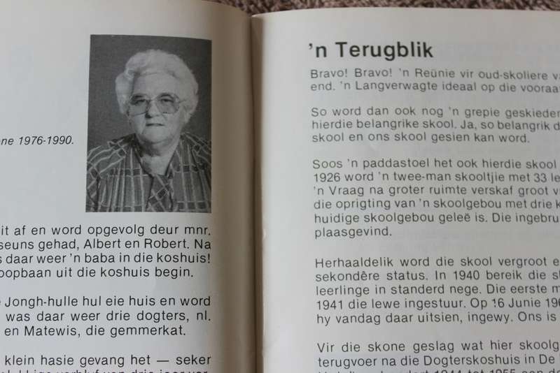 HOËRSKOOL RIVIERSONDEREND. Feesblad 1940-1990.