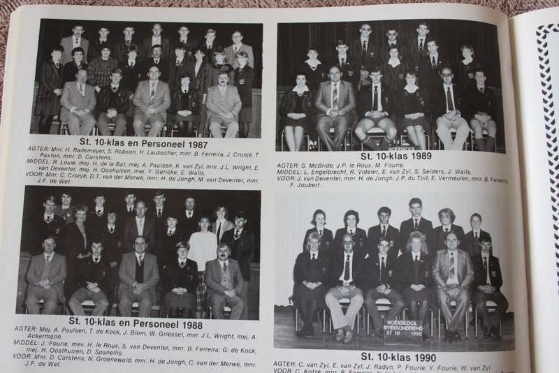 HOËRSKOOL RIVIERSONDEREND. Feesblad 1940-1990.