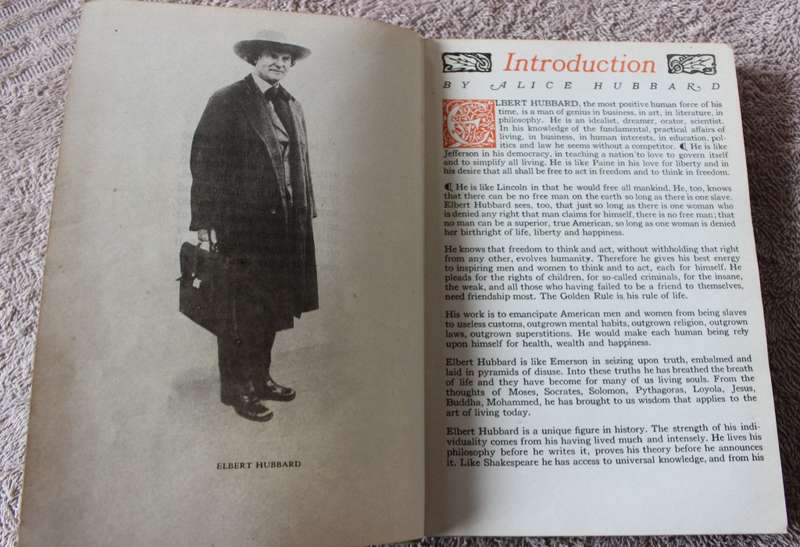 THE NOTE BOOK OF ELBERT HUBBARD.