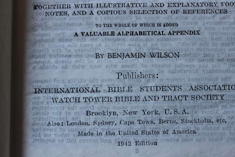 DIAGLOTT. Original Greek text with interlineary word for word English translation. Benjamin Wilson.