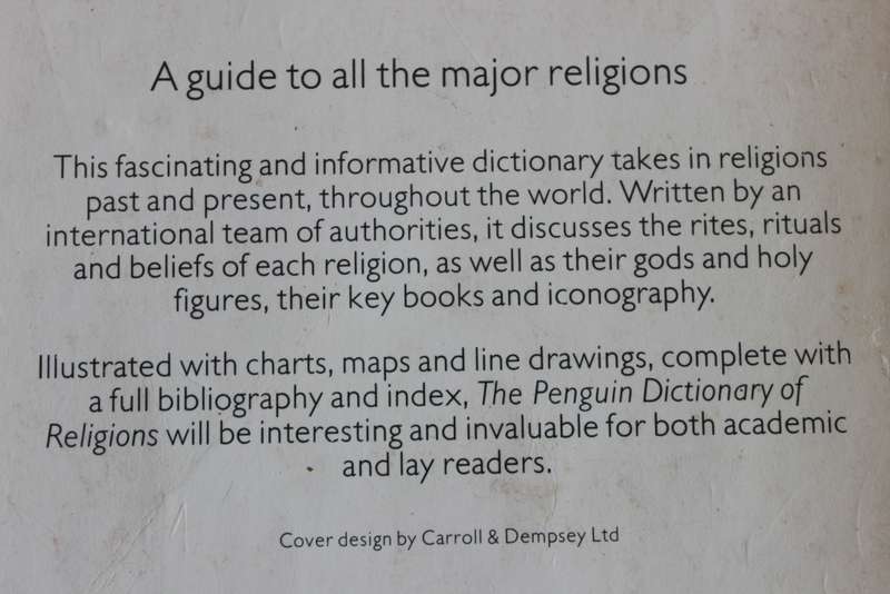 THE PENGUIN DICTIONARY OF RELIGIONS  by John R. Hinnells