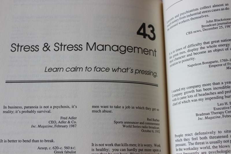THE MANAGER`S BOOK OF QUOTATIONS  by Lewis D. Eigen & Jonathan P. Siegel