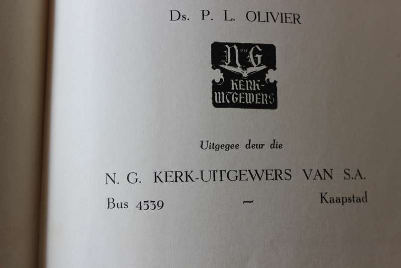 WIE IS WIE IN ONS SENDINGVELDE -  Mashonaland en Betsjoeanaland  Samesteller Ds P.L. Olivier