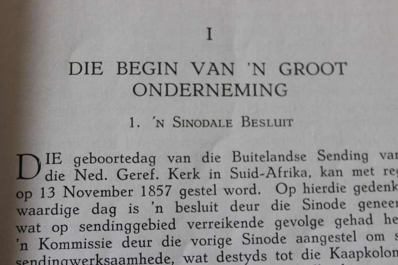 DIE DAG VAN KLEINE DINGE  deur Ds G.L. van Heerde