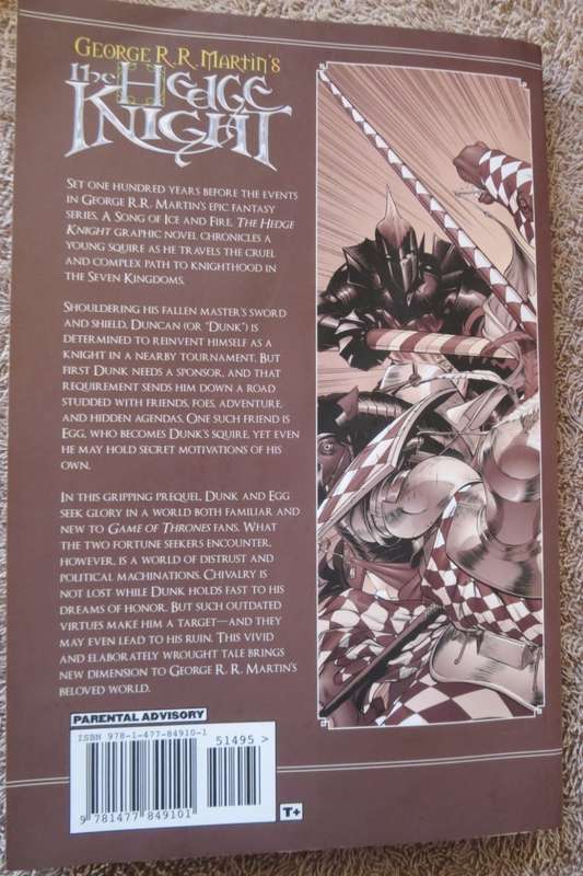 GEORGE R.R. MARTIN. THE HEDGE KNIGHT. THE SWORN SWORD. Prequel Graphic Novels.