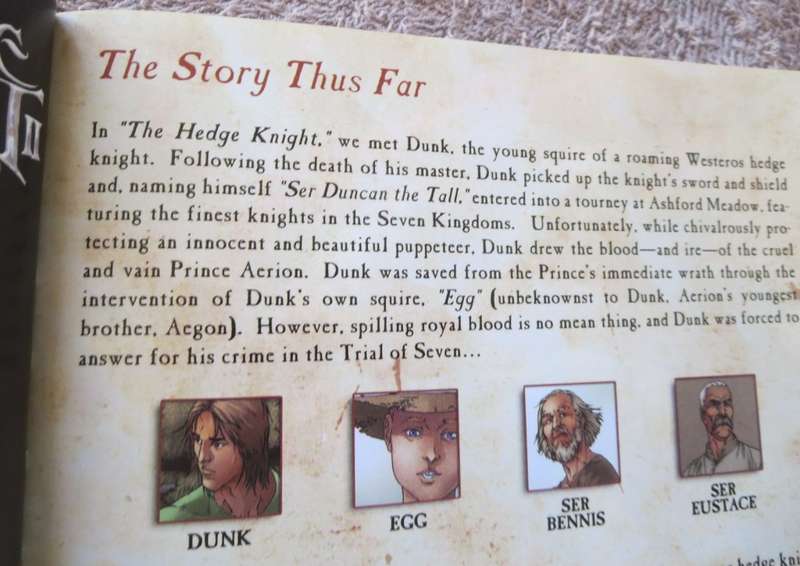 GEORGE R.R. MARTIN. THE HEDGE KNIGHT. THE SWORN SWORD. Prequel Graphic Novels.