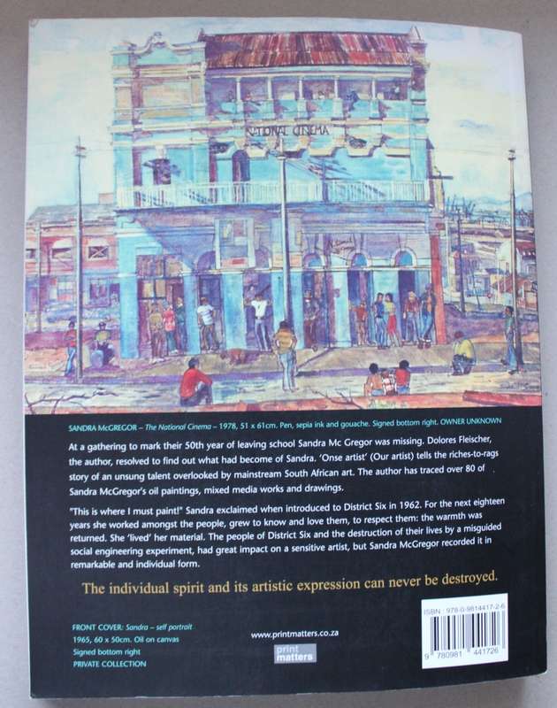 SANDRA McGREGOR. `ONSE ARTIST` IN DISTICT SIX.  Dolores Fleisher.