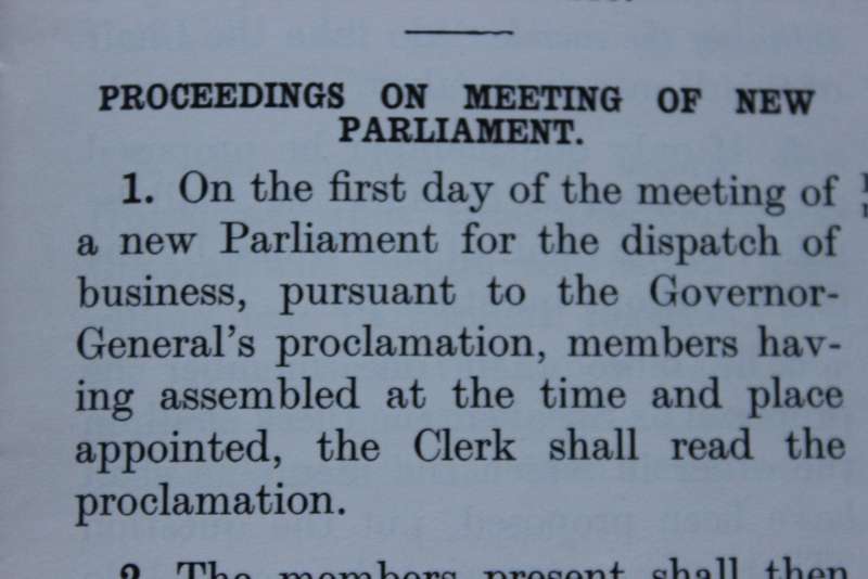 UNION OF SOUTH AFRICA. House of Assembly. Standing Orders. Vol 1. Public Business. 1957.