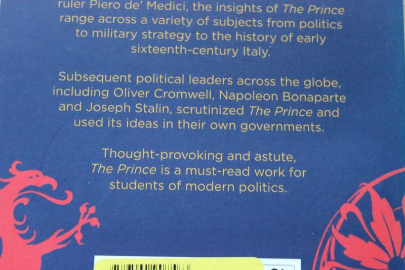 THE PRINCE. Niccolò Machiavelli.